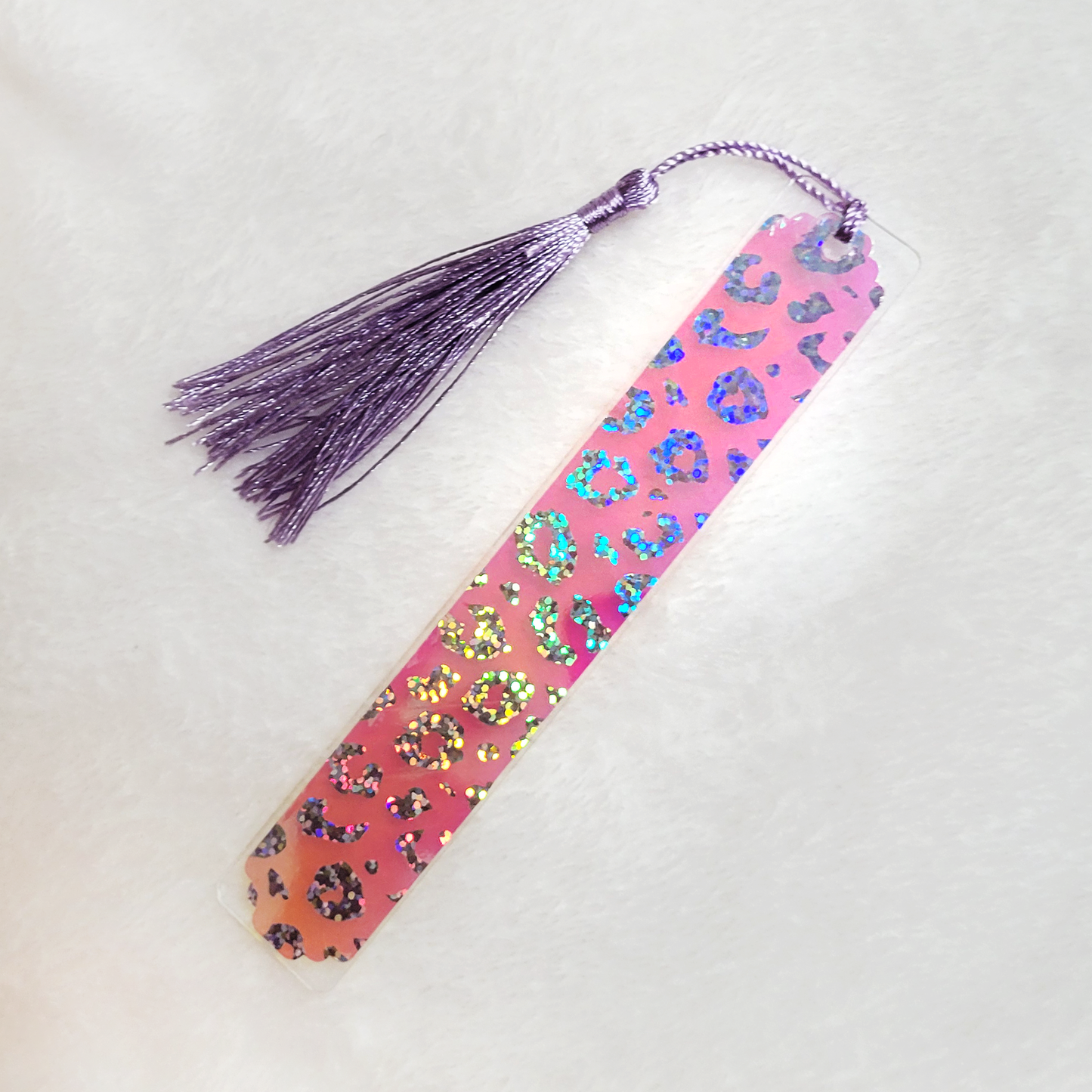 Cheetah Fun Acrylic Bookmark