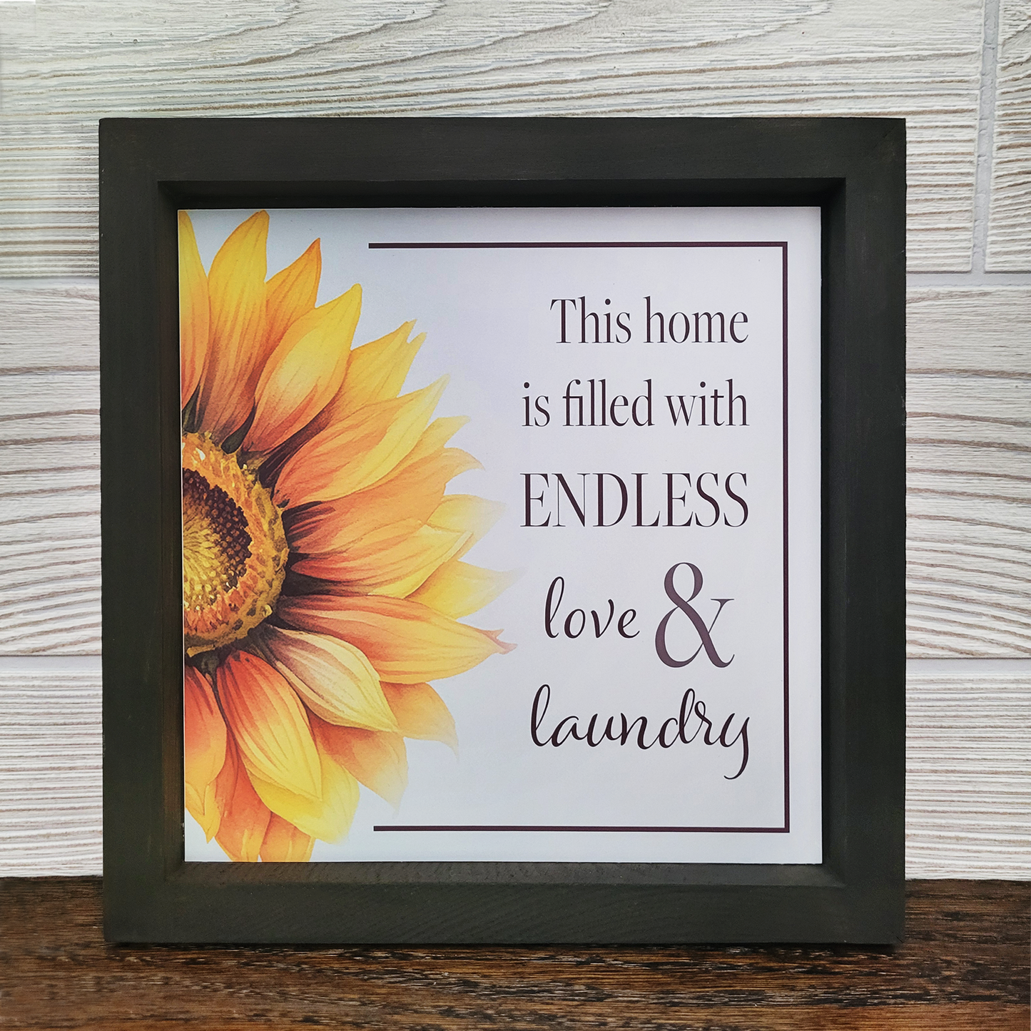 Love and Laundry Framed Wall Art