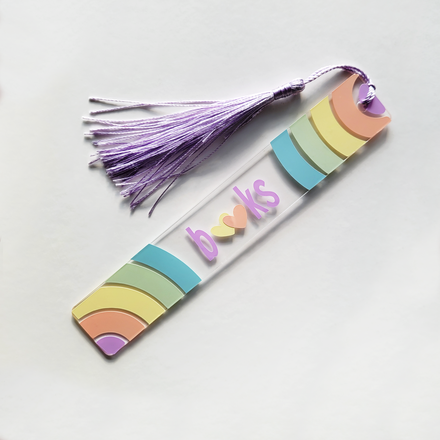 Rainbow Acrylic Bookmark