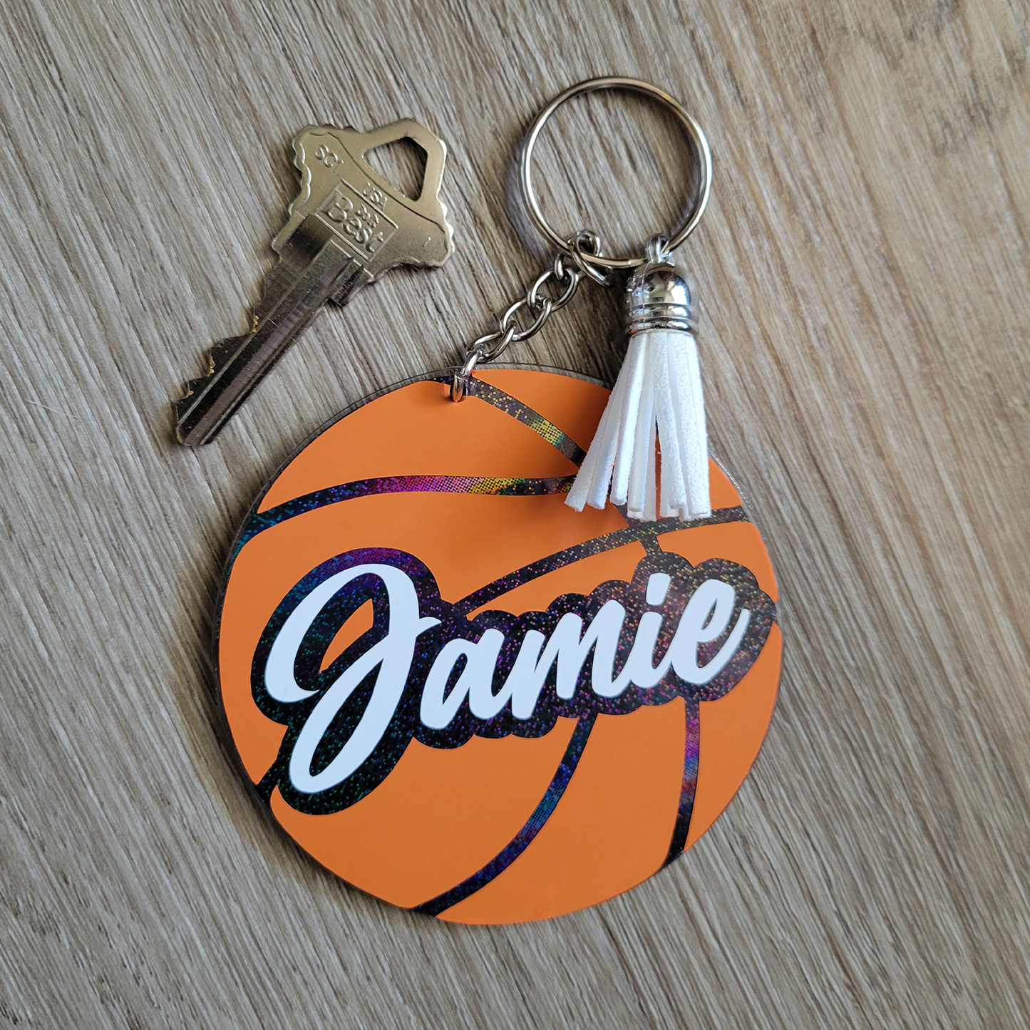 Basketball Custom Acrylic Keychain