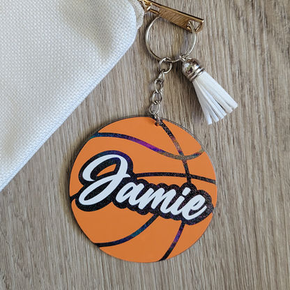 Basketball Custom Acrylic Keychain