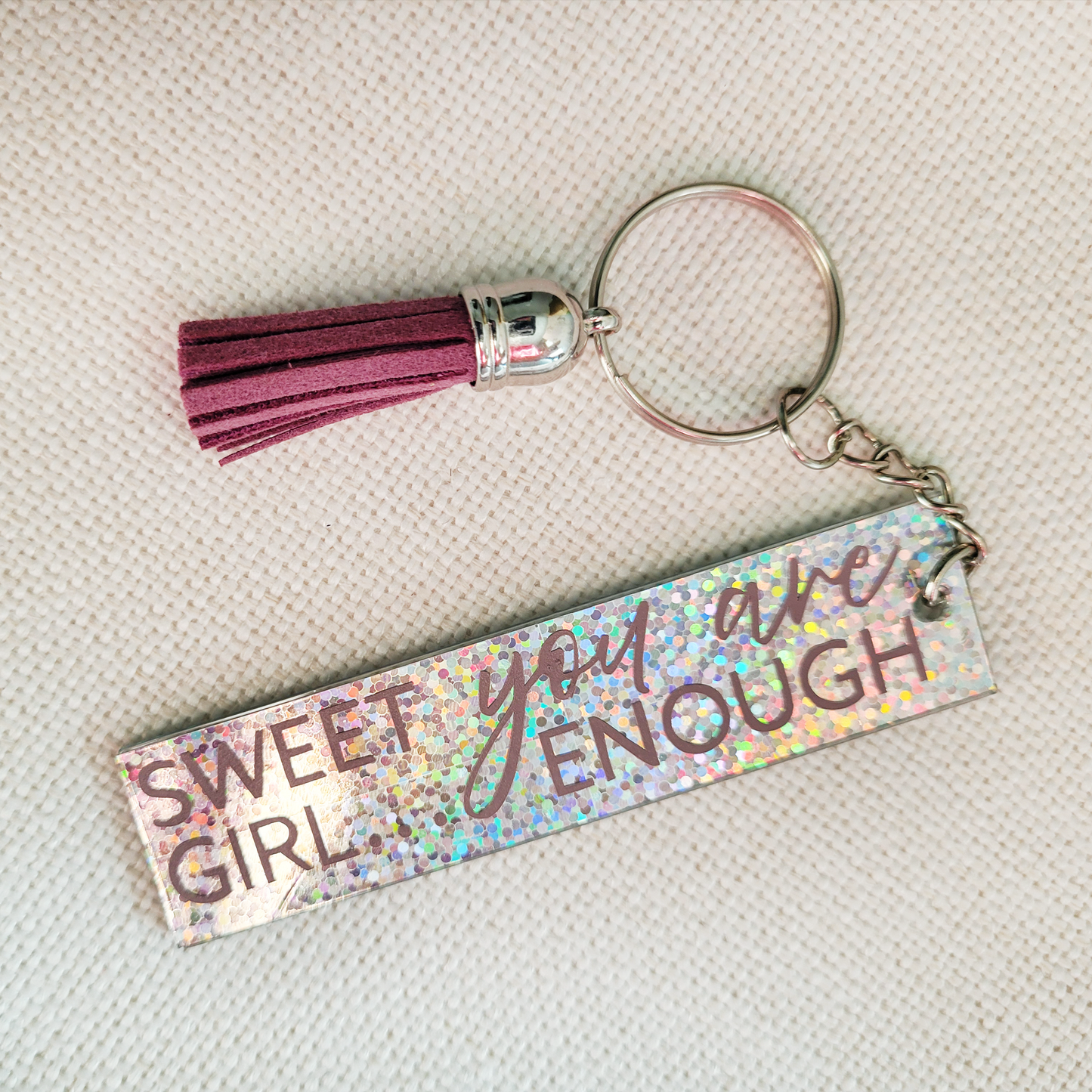 You Are Enough Acrylic Keychain